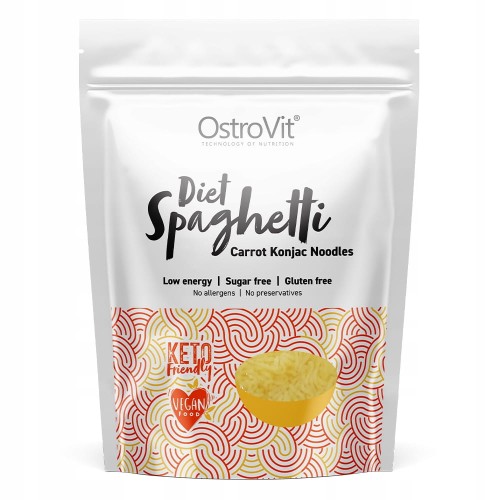 OstroVit Makaron Spaghetti Konjac 400 g MARCHEW