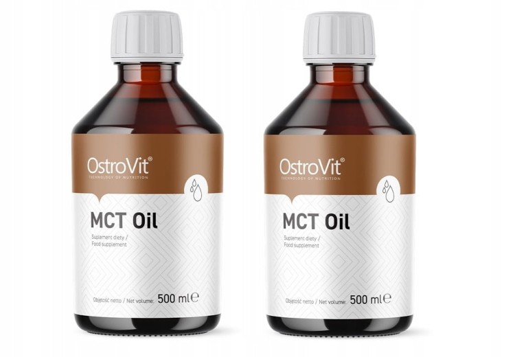 OstroVit Olej MCT 500 ml DIETA KETO Oil MCT Kwas Kaprylowy C8 C10 KOKOSOWY
