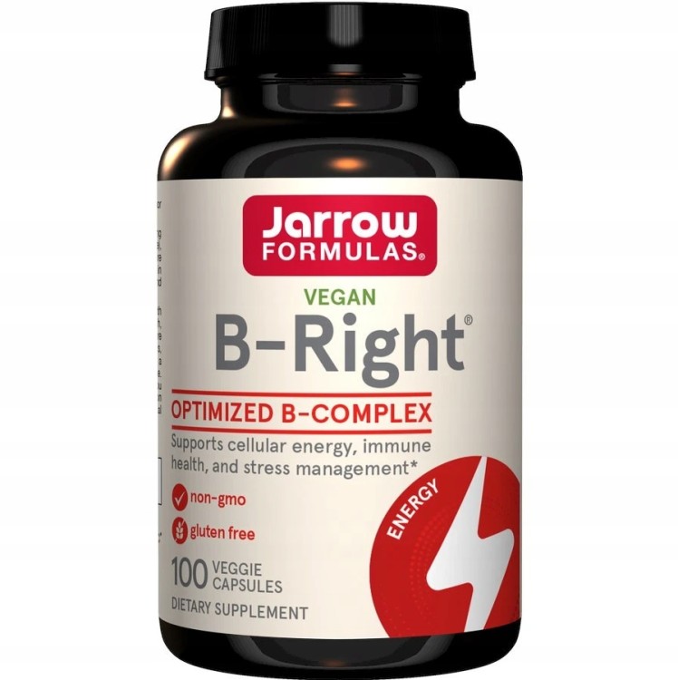 JARROW B-Right WITAMINA B KOMPLEKS complex METYL UŁAD NERWOWY Niacyna
