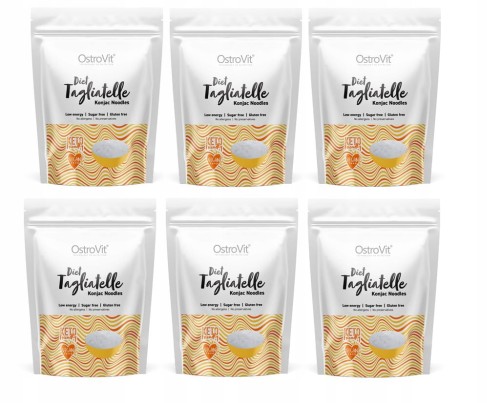 OstroVit Makaron Tagliatelle Konjac 400g KETO VEGE 6 x 400g