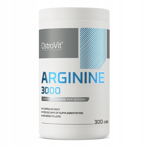 OstroVit Arginina 3000 mg 300 kapsułek POMPA L-ARGININA