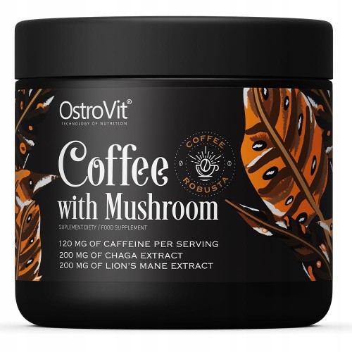 OstroVit Kawa Rozpuszczalna 150g SOPLÓWKA CHAGA LIONS MANE KAWA Z GRZYBAMI
