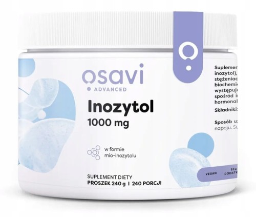 Osavi Inozytol 1000mg 240g Witamina B8 UKŁAD NERWOWY