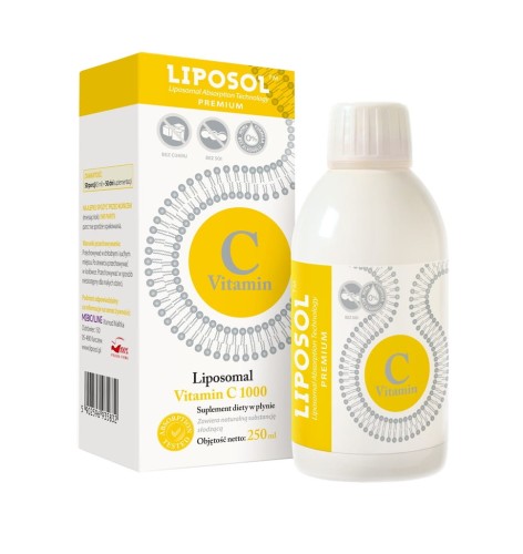 Aliness LIPOSOL Witamina C 1000 LIPOSOMALNA 250ml Odporność Zmęczenie Kości