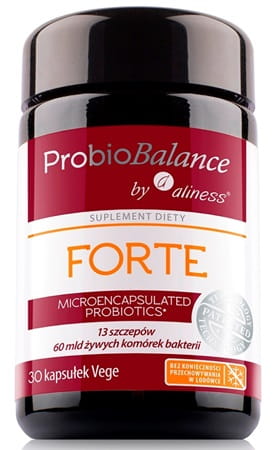 Aliness ProbioBalance FORTE Probiotyk ODPORNOŚĆ Przemiana materii Szczepy