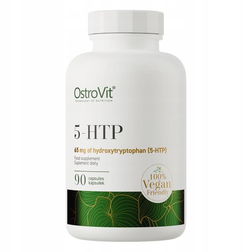 OstroVit 5-HTP 65 mg VEGE 90 kaps + L-Tryptofan i Witamina B6
