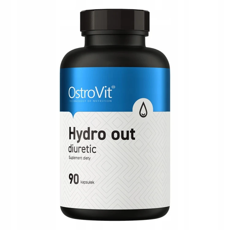 OstroVit Hydro Out Diuretic 90caps KOFEINA SPALACZ Pokrzywa Mniszek Guarana