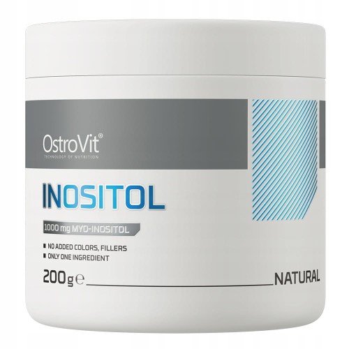 OstroVit Supreme Pure Inositol 200 g MIO-INOZYTOL Czysty WITAMINA B8 Stres