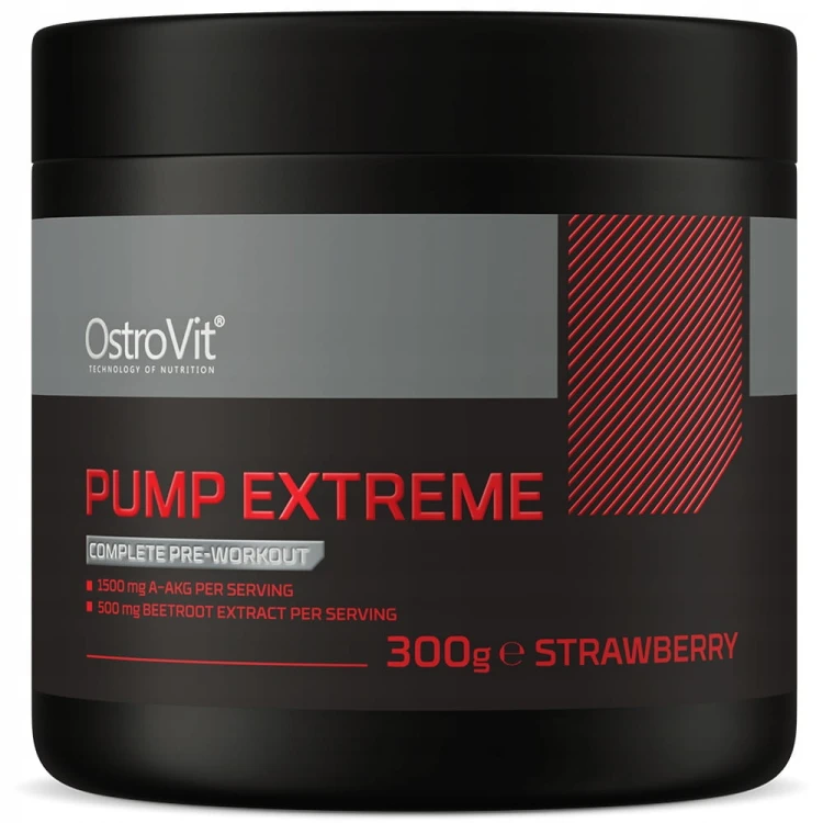 OstroVit Pump Extreme 300g POBUDZENIE PIPERYNA 95% SIŁA