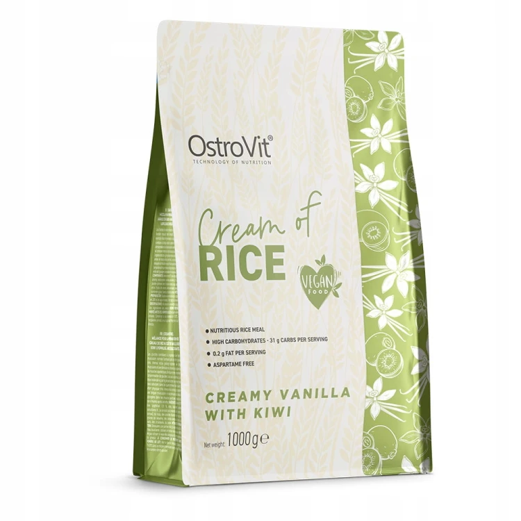 OstroVit Cream of RICE 1000 g KLEIK RYŻOWY MĄKA ENERGIA WĘGLOWODANY
