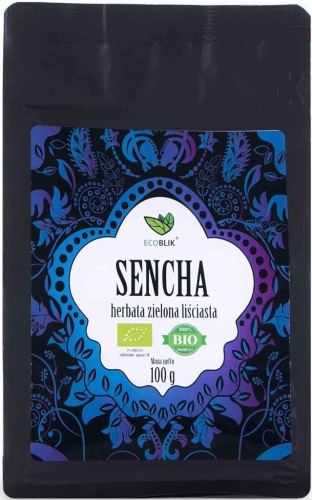 EcoBlik Herbata SENCHA zielona liściasta EKO 100g BIO