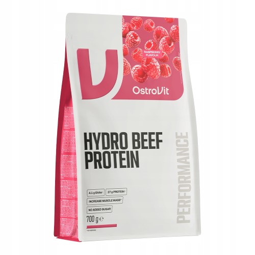 OstroVit Hydro Beef Protein 700g BIAŁKO WOŁOWE AMINOKWASY Mięśnie Siła