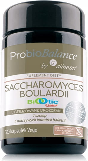 Aliness ProbioBalance SACCHAROMYCES BOULARDII Babka lancentowata 30kap