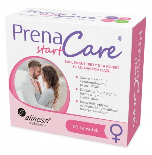 Aliness PrenaCare START 60k Kobiety Planowanie Ciąży kompleksowe wsparcie