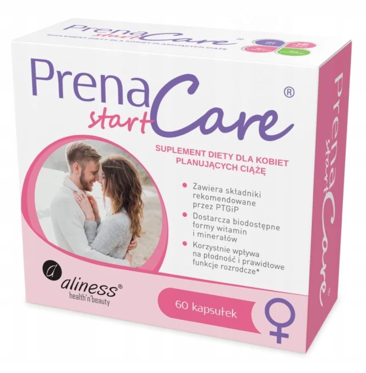 Aliness PrenaCare START 60k Kobiety Planowanie Ciąży kompleksowe wsparcie